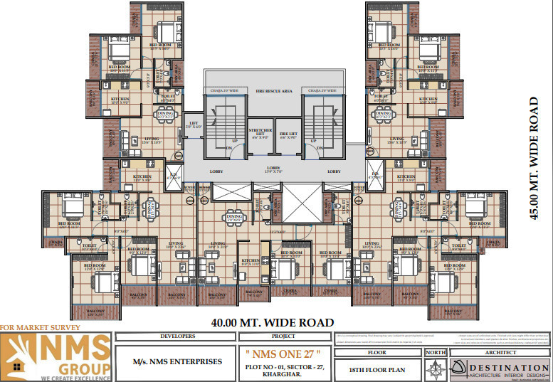  one 27 One 27 Cluster Plan for 18th Floor