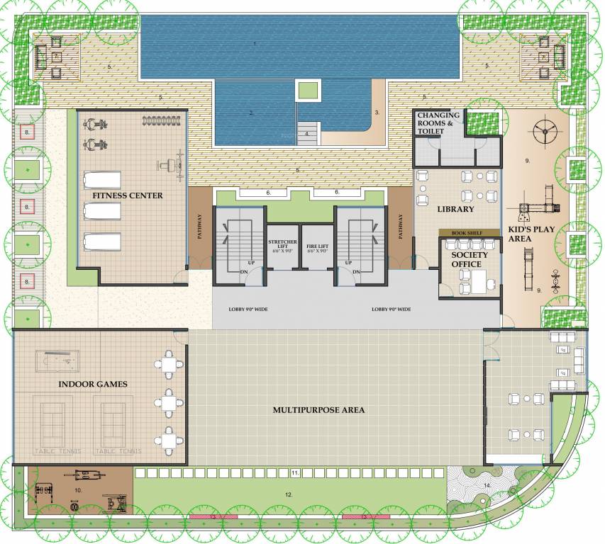  one 27 One 27 Cluster Plan for 6th Floor