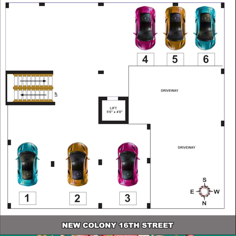  new colony New Colony Cluster Plan For Ground Floor