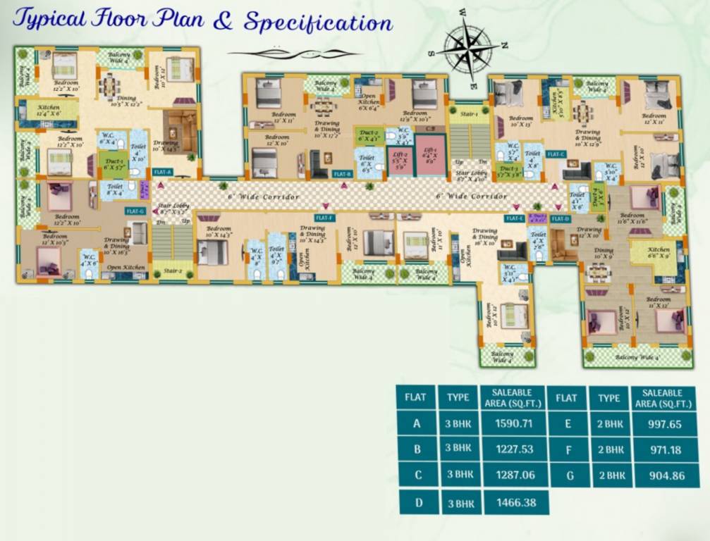  shree chaitanya housing complex block 2 Block A Cluster Plan