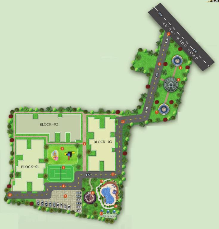  housing complex Master Plan