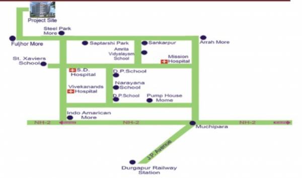  ruposhi-bangla-housing-complex Location Plan