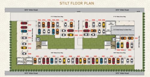  greater-infras-honesty Honesty Cluster Plan for Stilt Floor