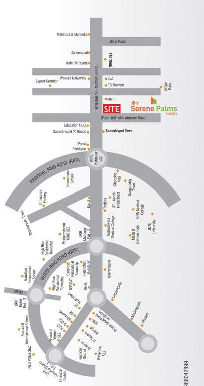  serene palms Location Plan