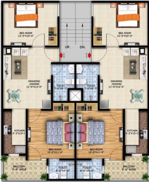  palm-pristine-greens Palm Pristine Greens Typical Cluster Plan