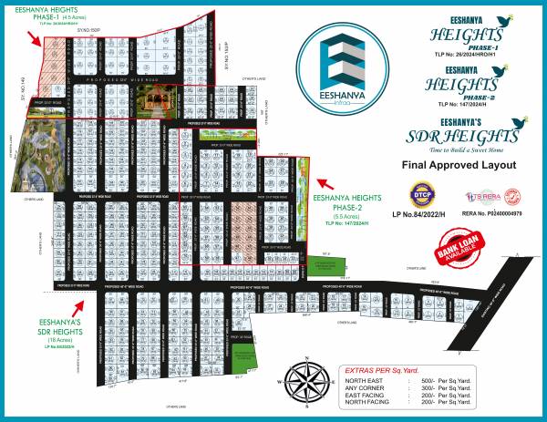  eeshanyas-sdr-heights-at-shadnagar-town Layout Plan