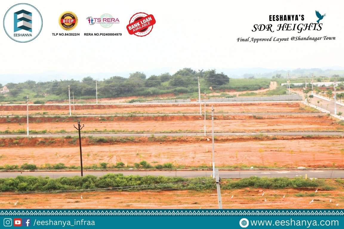  eeshanyas sdr heights at shadnagar town Plot