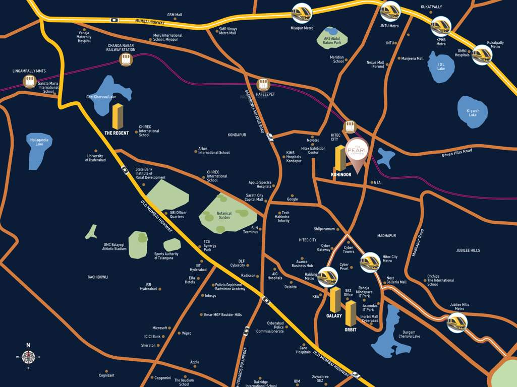  the pearl phase i Location Plan