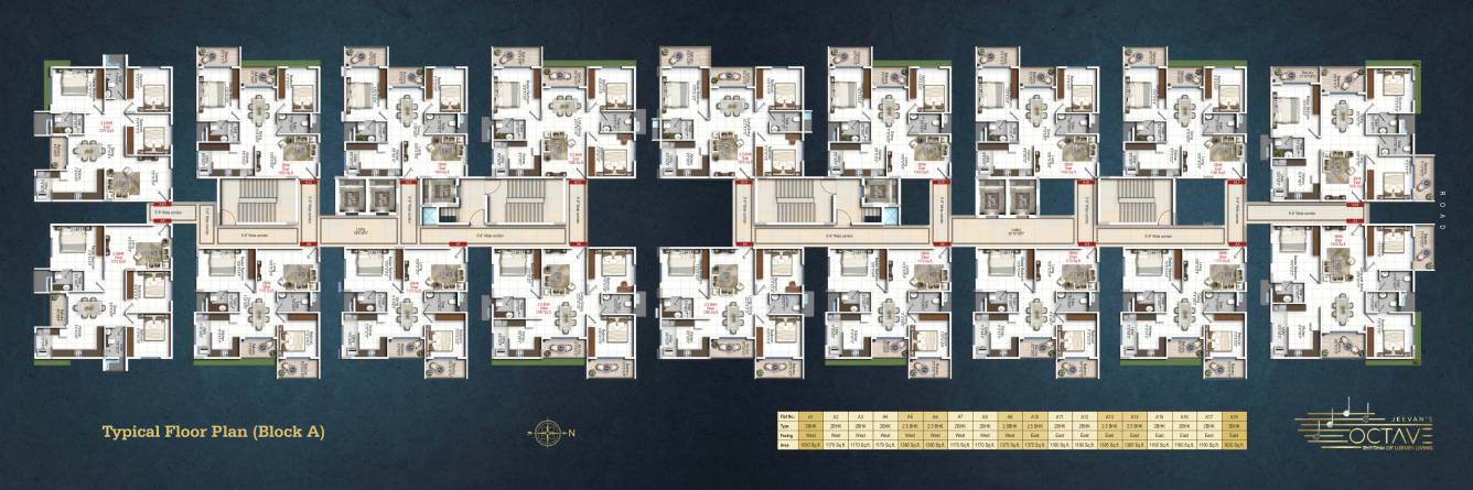  octave Jeevans Octave Cluster Plan