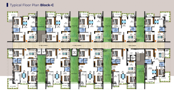  anmol-avalon-towers Block - A Cluster Plan