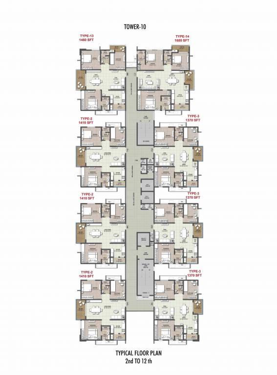 cornerstone Tower 10 Cluster Plan