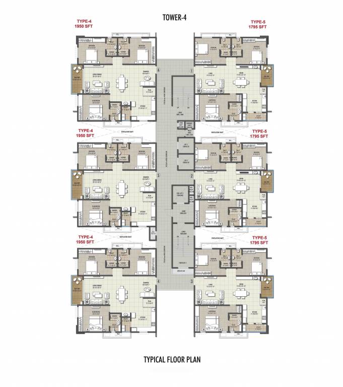 cornerstone Tower 4 Cluster Plan