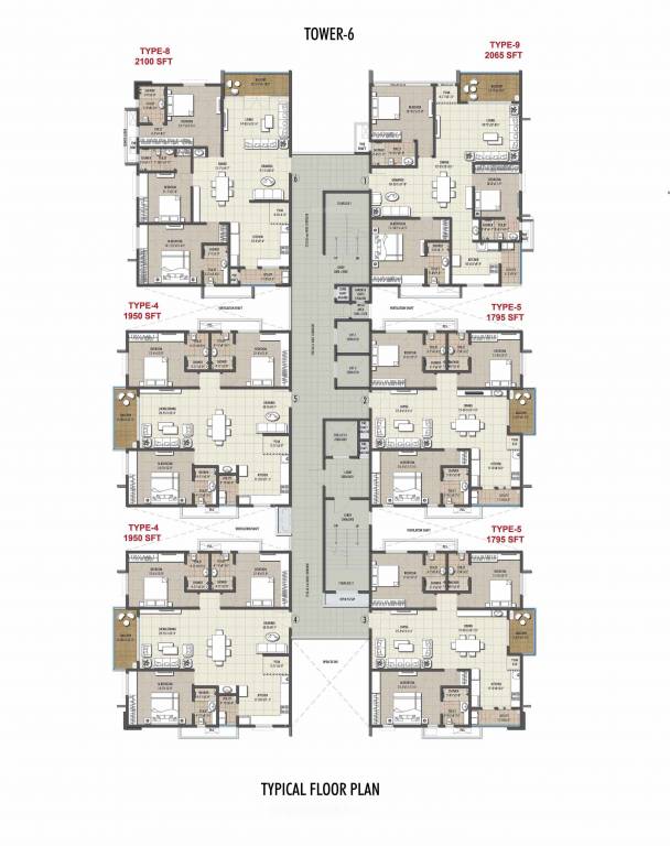 cornerstone Tower 6 Cluster Plan