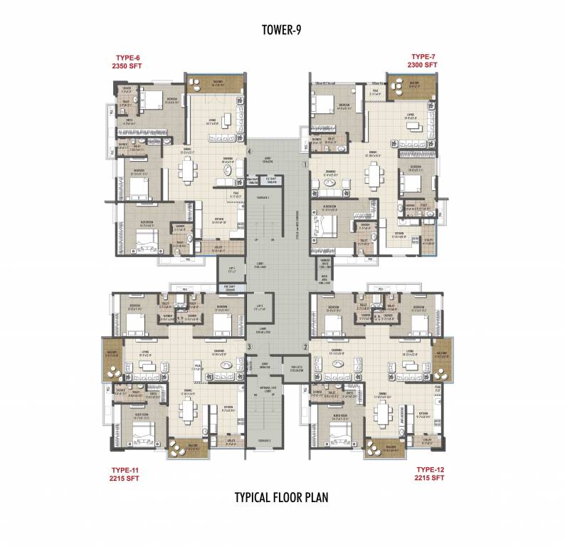 cornerstone Tower 9 Cluster Plan