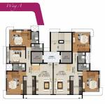  manubharati Wing A Cluster Plan from 1st to 11th Floor