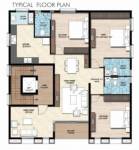  sai-gomathy Sai Gomathy Cluster Plan from 1st to 3rd Floor