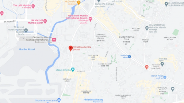 Location Plan swaminarayan-dham Location Plan