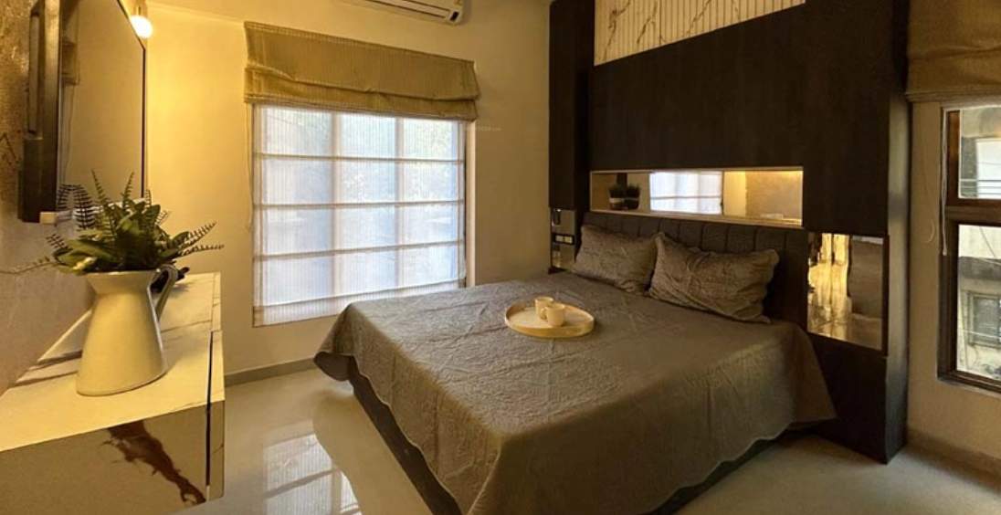  swaminarayan dham Bedroom