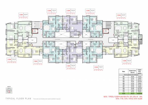  ilife-upper-nibm Residential Building Cluster Plan