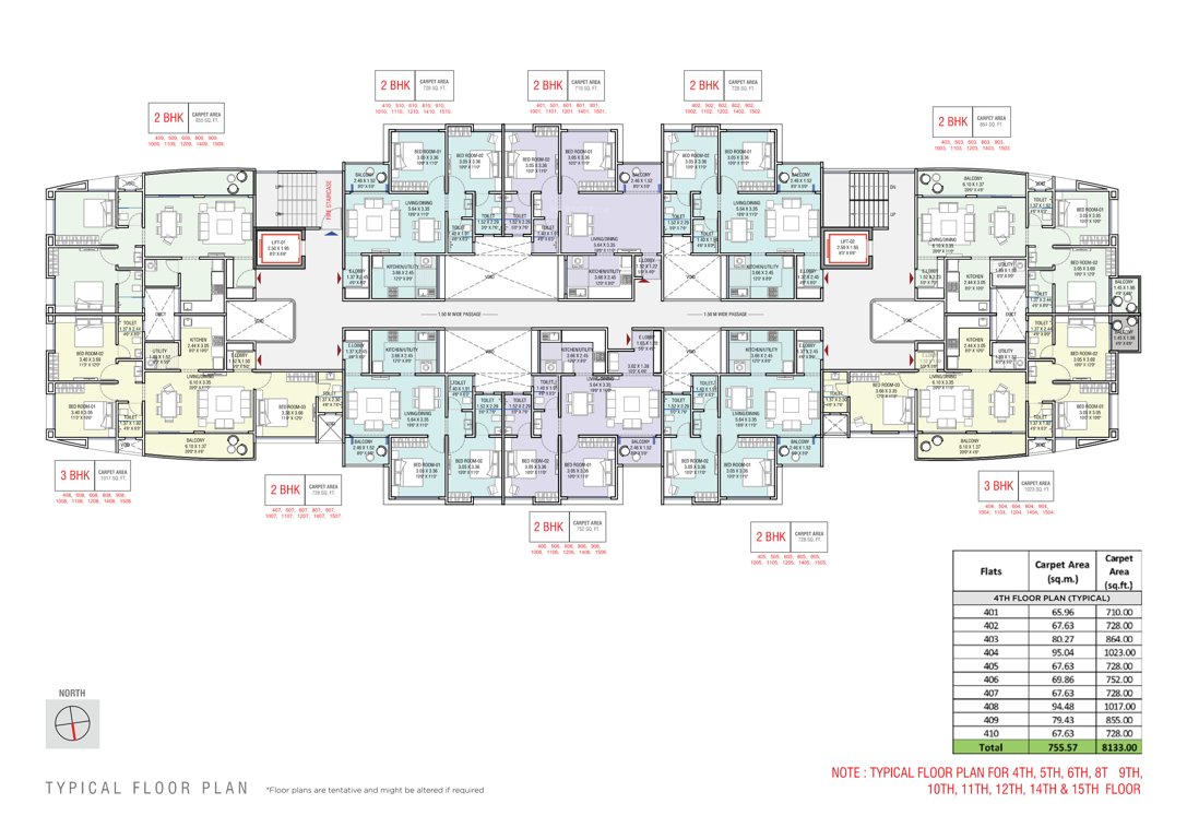  ilife upper nibm Residential Building Cluster Plan