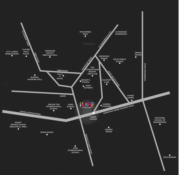  ilife-upper-nibm Location Plan