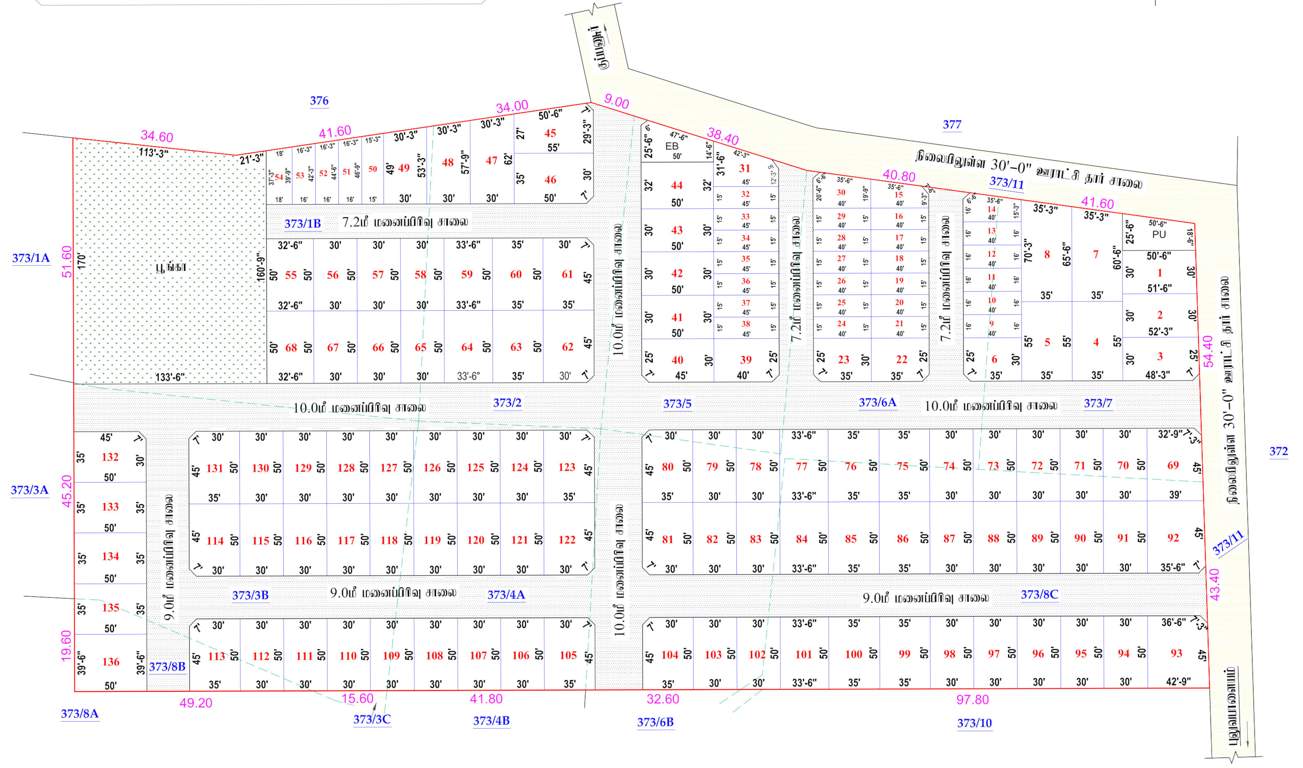  shri kumaran nagar Layout Plan