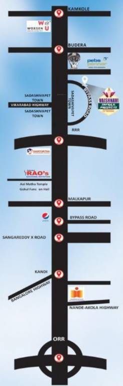  infra and projects Location Plan