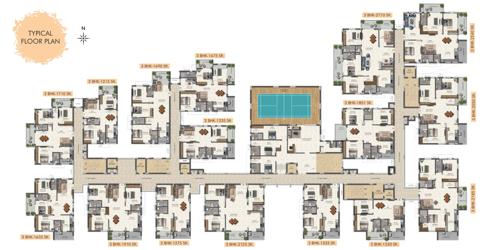  subishi-nest-residences Kalyans Sampreethi Cluster Plan