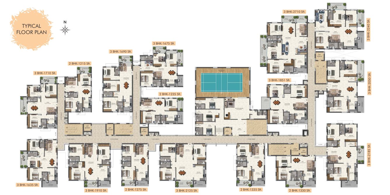  subishi nest residences Kalyans Sampreethi Cluster Plan