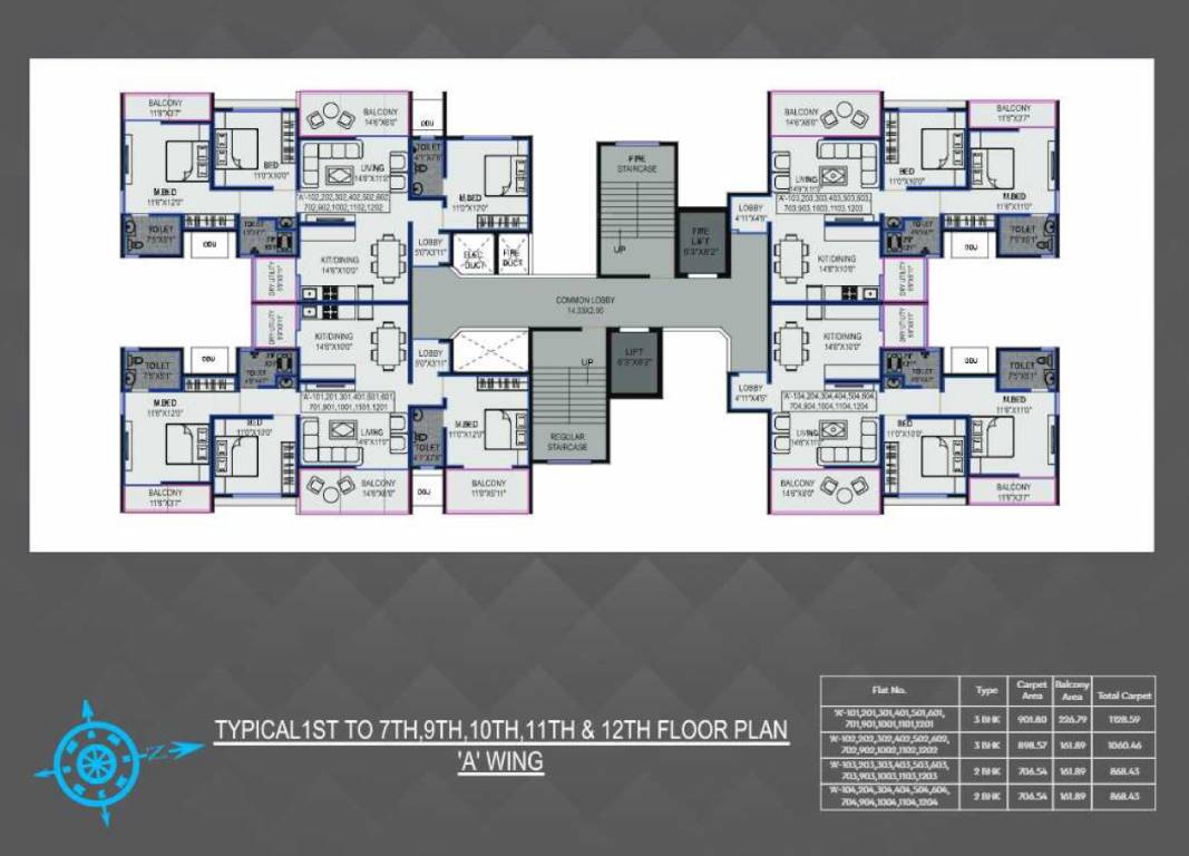  seventy 7 skyway Cluster Plan
