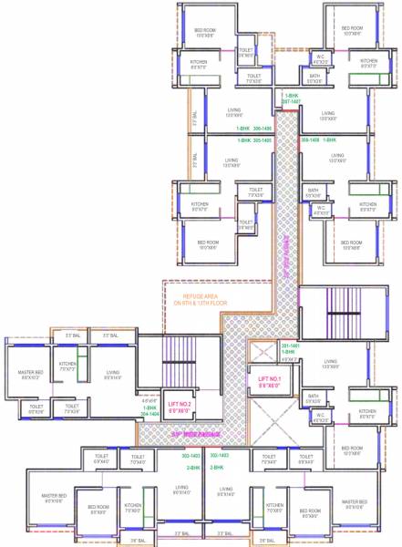  aloha Tower 4 Cluster Plan For 14th Floor