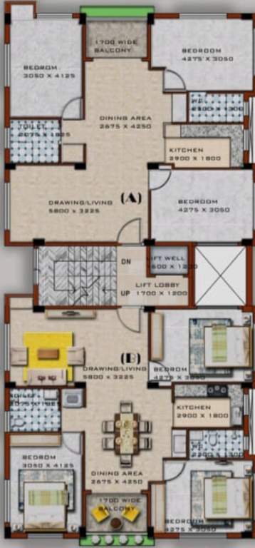  shanti dhara coopeartive society Shanti Dhara Coopeartive Society Cluster Plan From 1st To 4th Floor