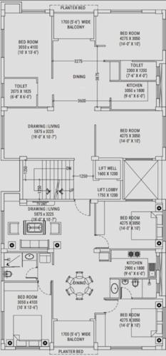  shanti-dhara-coopeartive-society Shanti Dhara Coopeartive Society Typical Cluster Plan