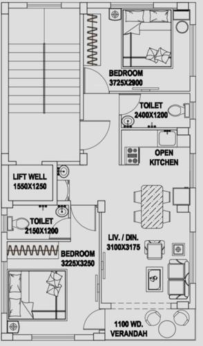  shyam-villa Shyam Villa Cluster Plan From 1st To 4th Floor