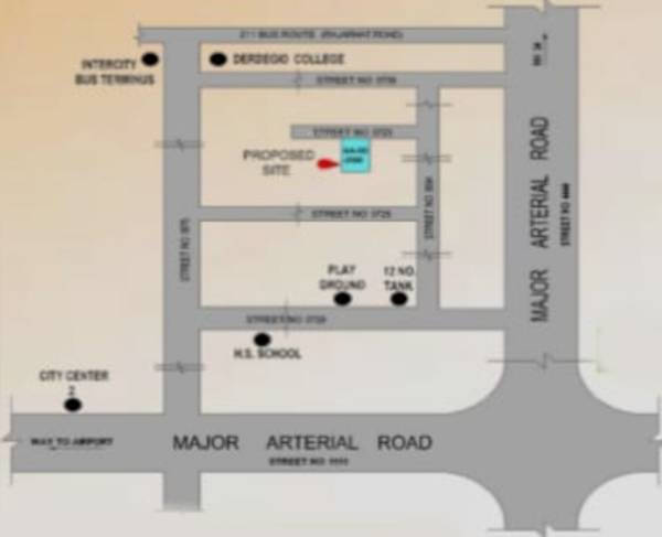  shyam-villa Location Plan