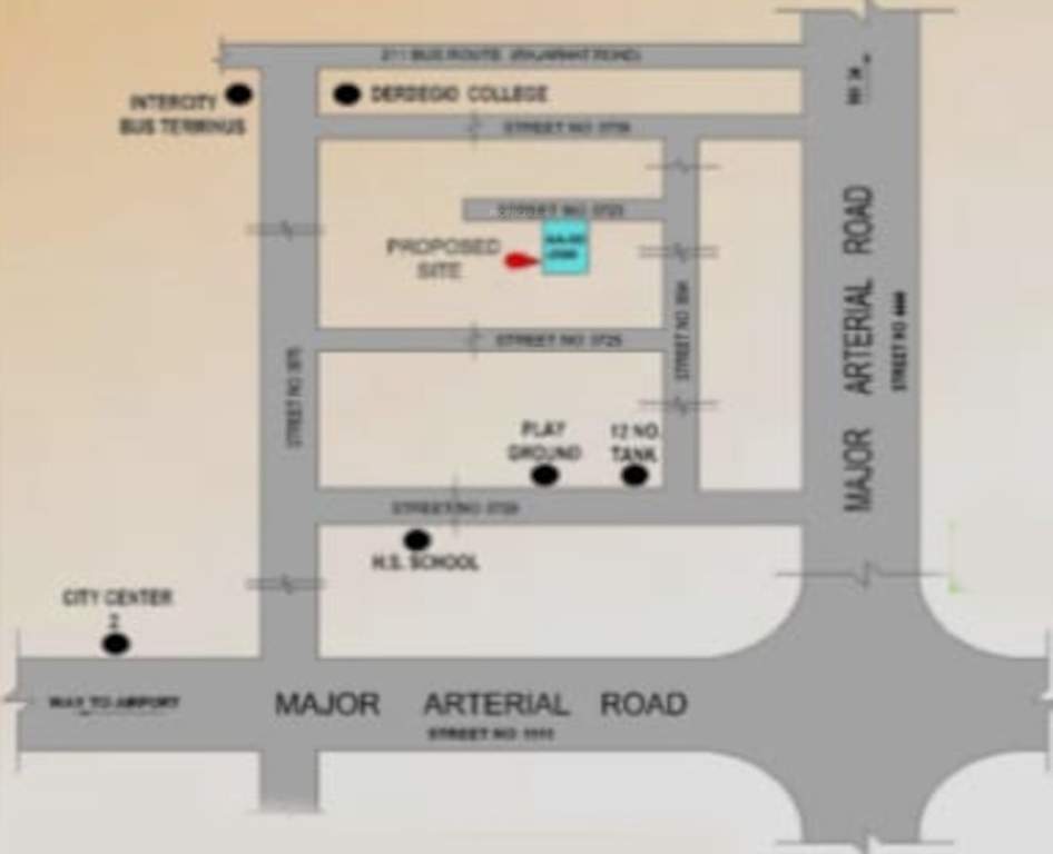  shyam villa Location Plan