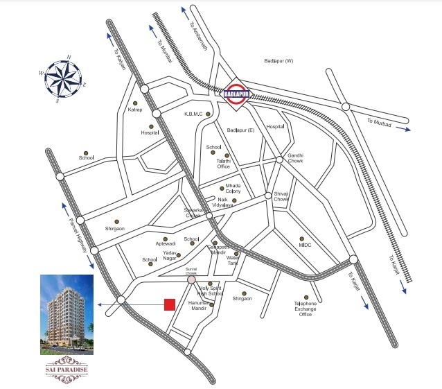  sai paradise Location Plan