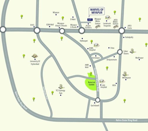 Location Plan the-marvel-of-miyapur Location Plan