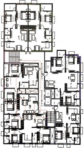  shantiniketan Realcon Shantiniketan Cluster Plan from 1st to 4th Floor