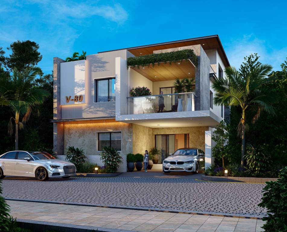  vrinda luxury villas Elevation