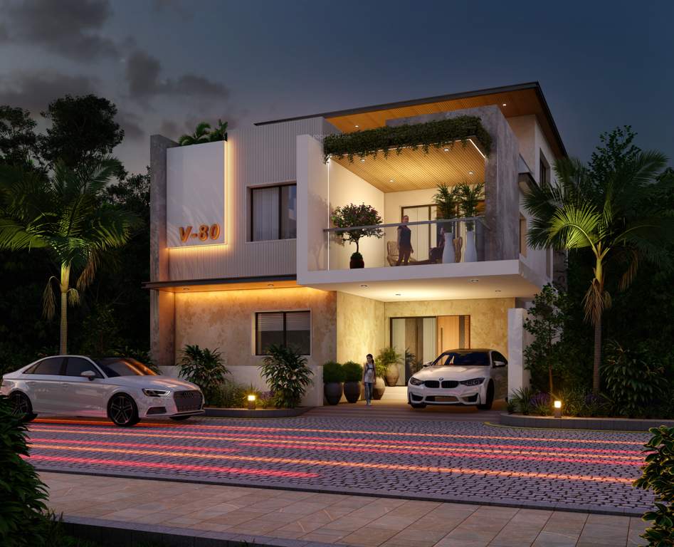  vrinda luxury villas Elevation