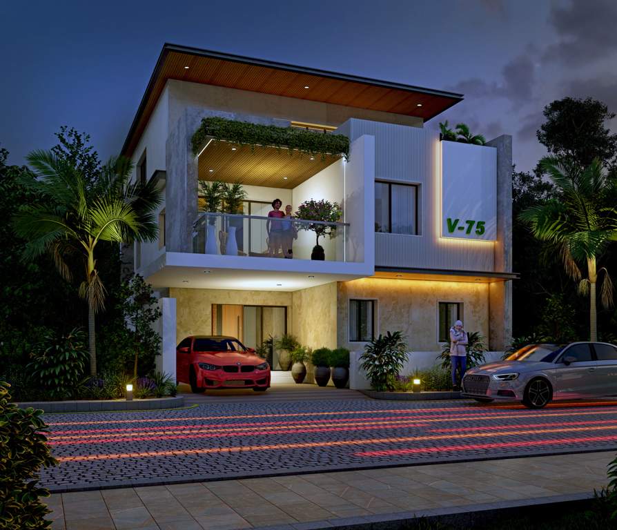  vrinda luxury villas Elevation
