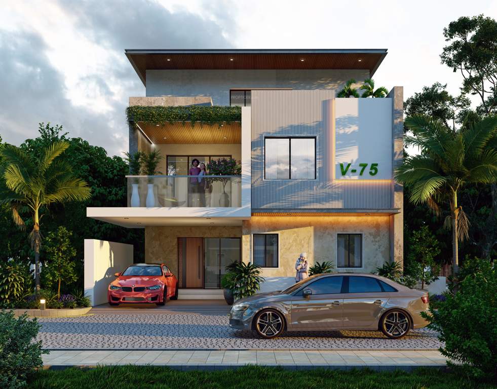  vrinda luxury villas Elevation