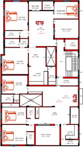  pacific Pacific Cluster Plan For 3rd Floor