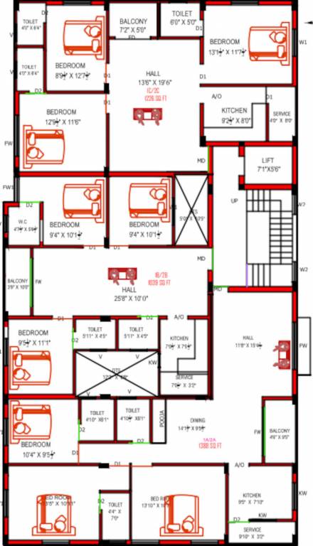  pacific Pacific Cluster Plan From 1st to 2nd Floor