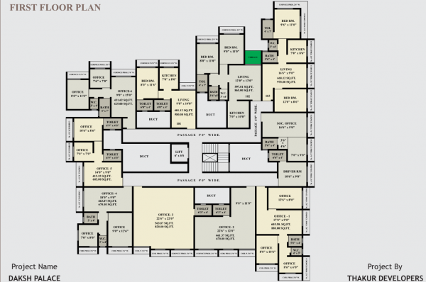  daksh-palace Daksh Palace Cluster Plan