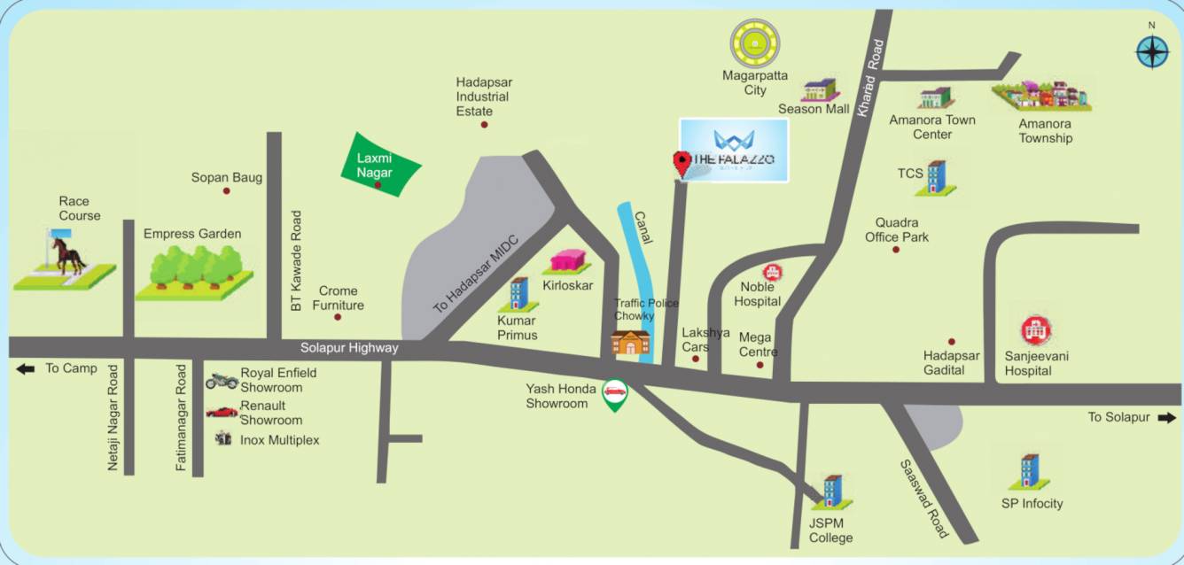  palazzo phase ii Location Plan