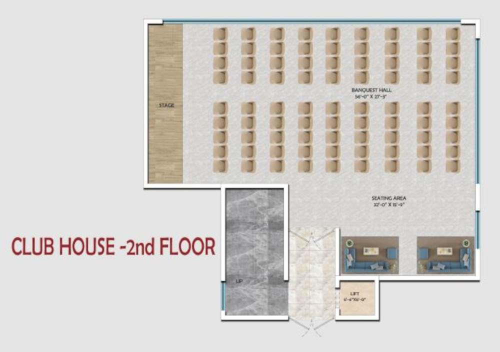  skylark 1 Skylark 1 Cluster Plan For 2nd Floor Club House