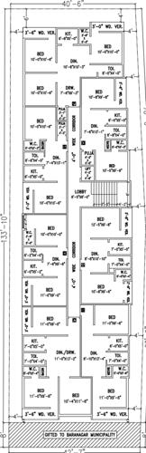  saraswati-abasan-ii Saraswati Abasan II Cluster Plan For Typical Floor