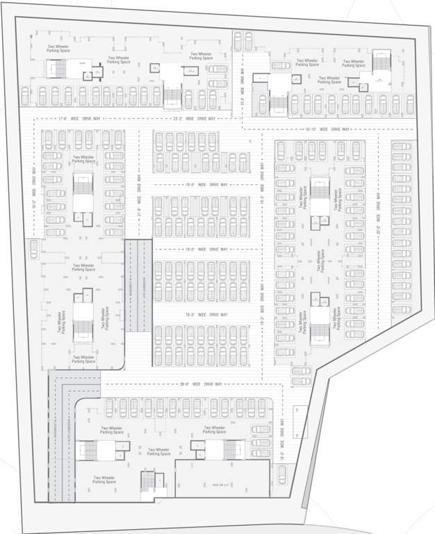  skyline Block Block A,B,C,D,E,F,G,H,I And J Cluster Plan For Basement One